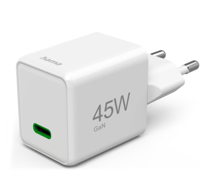 Ładowarka i akumulator HAMA supermini 45W GaN PD/QC 201983